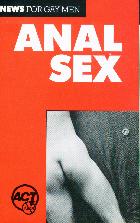 Anal Sex: cover