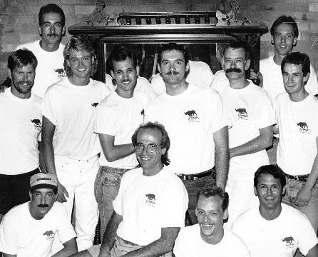 Woody's staff, 1989