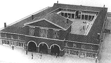 Model of 1st City Hall