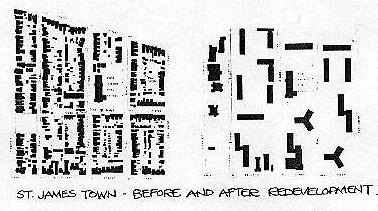 St James before and after