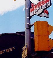 St Lawrence sign and Market